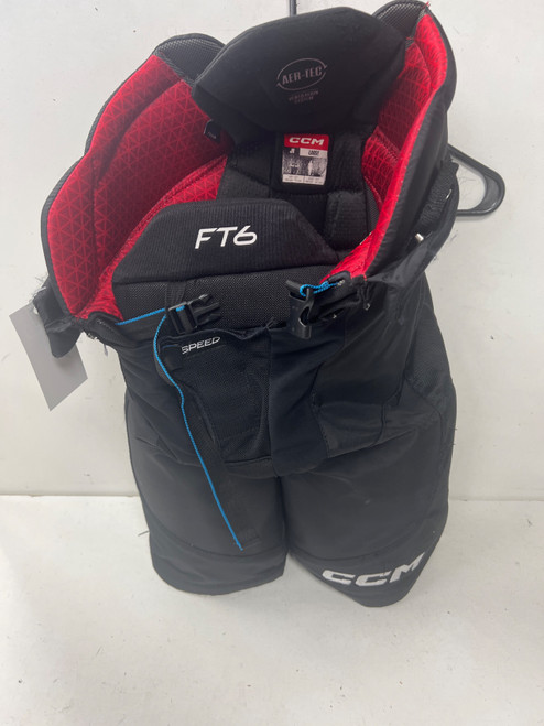 Vist Large View of Product Image Which is Used CCM JETSPEED FT6 Junior Pant Black LG (New=$170)