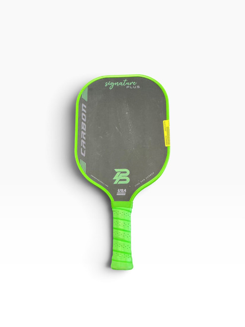 Vist Large View of Product Image Which is Used PBPRO CARBON Pickleball Racquet Green