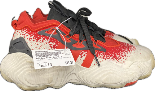 Vist Large View of Product Image Which is Used Adidas FROM THE GROUND UP Basketball Shoes Y Red Senior 6.5