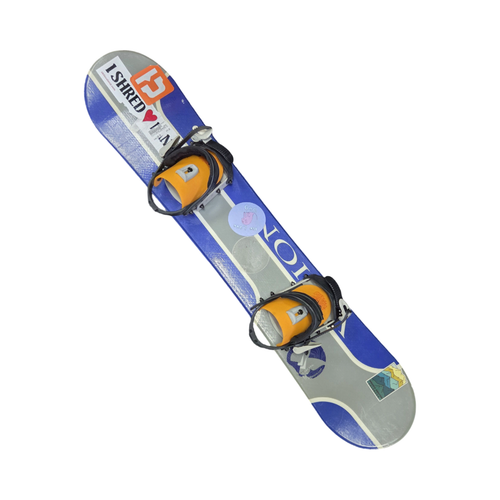 Vist Large View of Product Image Which is Used Vision JUNIOR SNOWBOARD BINDING COMBO Boys Board/Binding None 125 cm