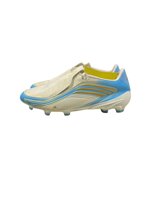 Vist Large View of Product Image Which is Used Adidas Soccer Cleats White Senior 7