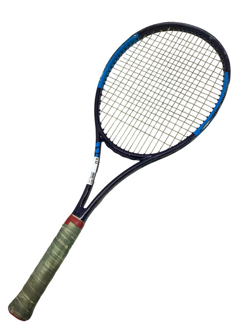 Vist Large View of Product Image Which is Used Wilson ULTRA TOUR V2.0 Adult Tennis Racquet Navy Blue Unknown