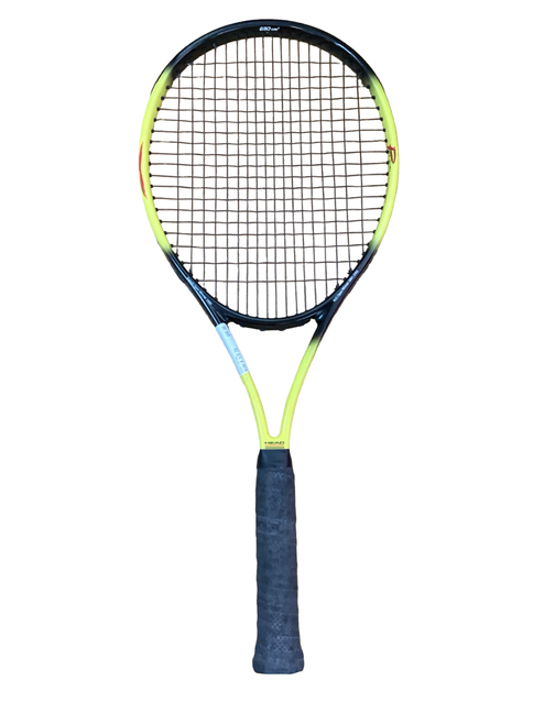Vist Large View of Product Image Which is Used Head RADICAL A.A. Adult Tennis Racquet Yellow 4 1/2"