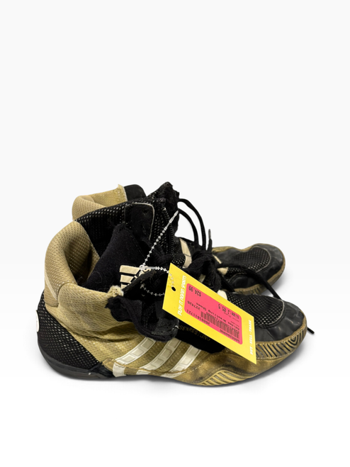 Vist Large View of Product Image Which is Used Adidas Wrestling Shoes Black Junior 05.5