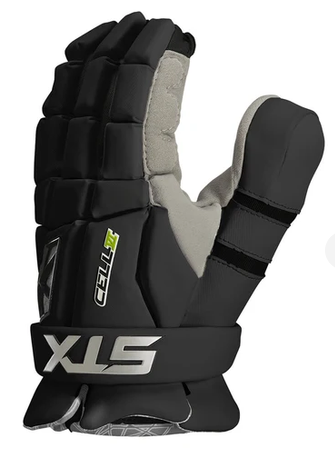 Vist Large View of Product Image Which is New STX CELL VI LAX Goalie Gloves M