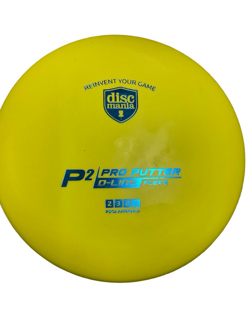 Vist Large View of Product Image Which is Discmania, P2, Disc, Golf, Putter, Yellow