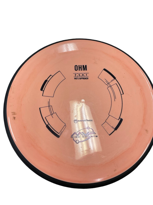 Vist Large View of Product Image Which is MVP, OHM, Disc, Golf, Putter, Orange