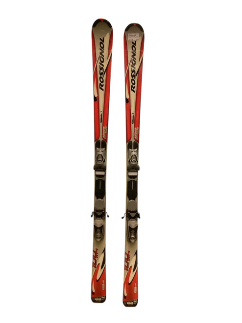 Vist Large View of Product Image Which is Used Rossignol 100 XPI Mens DH Ski/Binding Red 162 cm