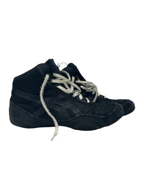 Vist Large View of Product Image Which is Used Asics Wrestling Shoes Black Junior 02.5