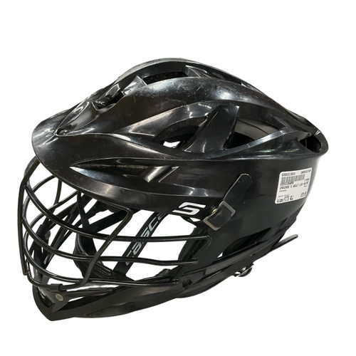 Vist Large View of Product Image Which is Used Cascade S Lacrosse Helmet Black Fits all