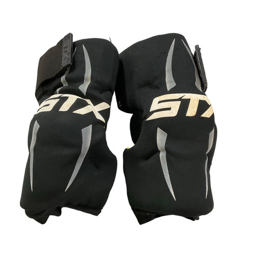 Vist Large View of Product Image Which is Used STX STINGER Lacrosse Arm Pads/Guards Black SM