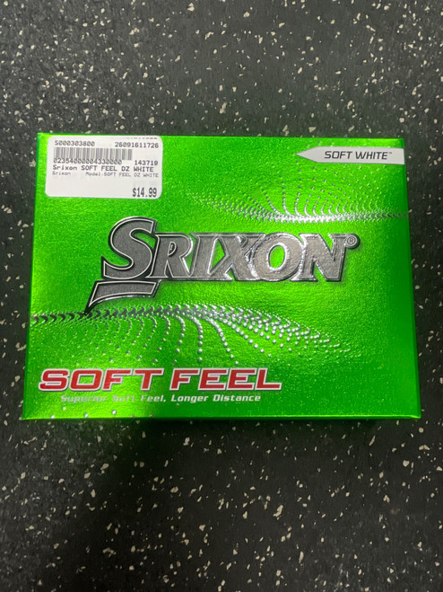 Vist Large View of Product Image Which is Used Srixon SOFT FEEL DZ WHITE 12 Pack - Golf Balls