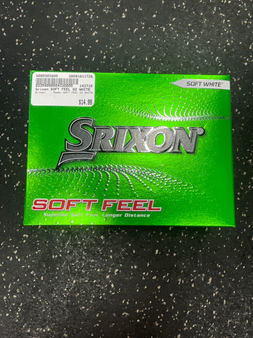 Vist Large View of Product Image Which is Used Srixon SOFT FEEL DZ WHITE 12 Pack - Golf Balls