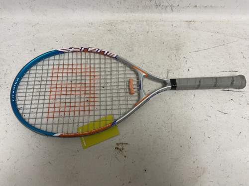 Vist Large View of Product Image Which is Used Wilson VENUS Junior Tennis Racquet Silver 25"