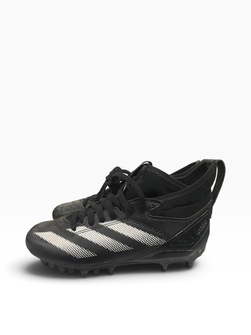 Vist Large View of Product Image Which is Used Adidas ADIZERO Jr FB Cleats Black Junior 01.5