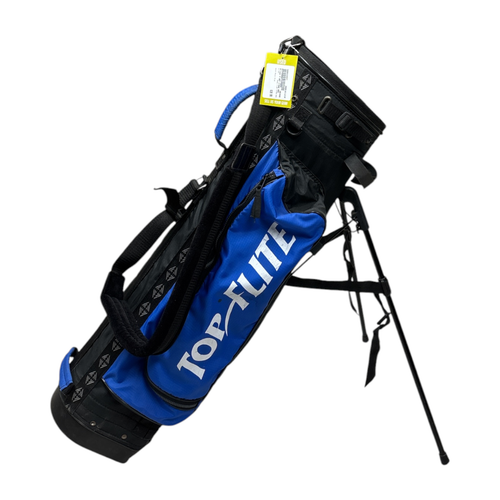 Vist Large View of Product Image Which is Used Top Flite 4 WAY Mens Stand Bag Royal Blue