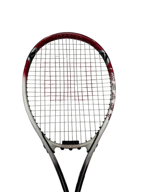 Vist Large View of Product Image Which is Used Wilson IMPACT Adult Tennis Racquet Grey Unknown