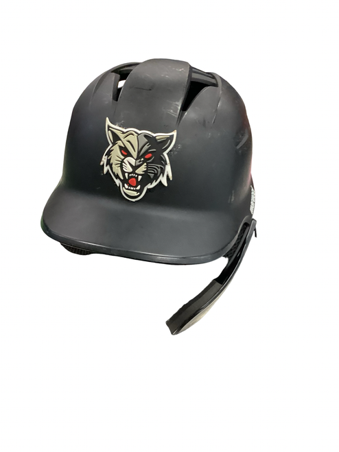 Vist Large View of Product Image Which is Used Marucci MBHDVJG-SR Batting Helmet No Mask Black M/L
