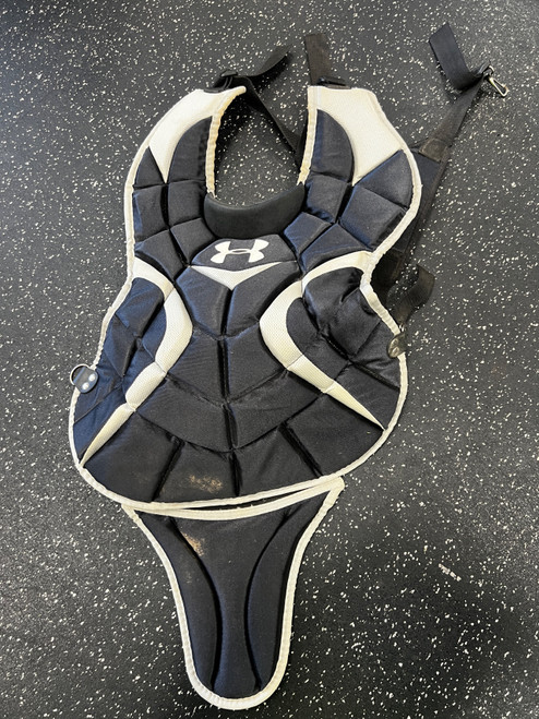 Vist Large View of Product Image Which is Used Under Armour UACP2-SRVS Catchers Chest Protector Black Adult
