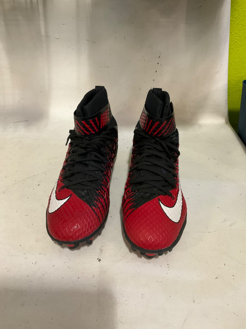 Vist Large View of Product Image Which is Used Nike Adult FB Cleats Black And Red Senior 10