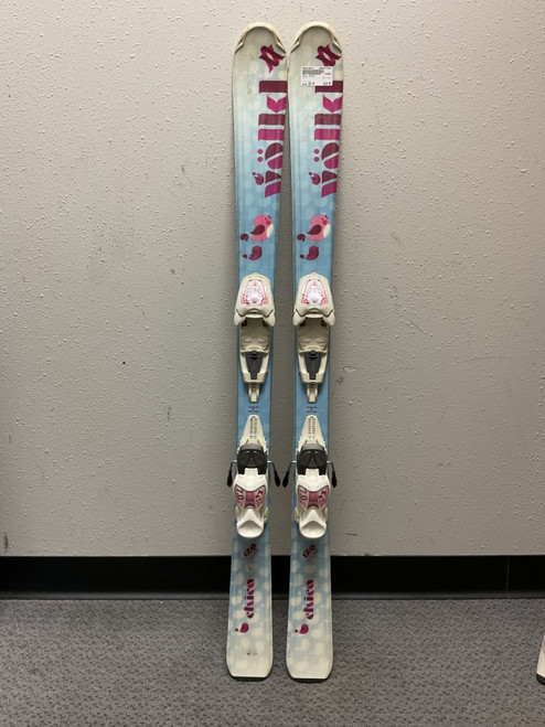 Vist Large View of Product Image Which is Used Volkl CHICA Girls DH Ski/Binding Pink 120 cm