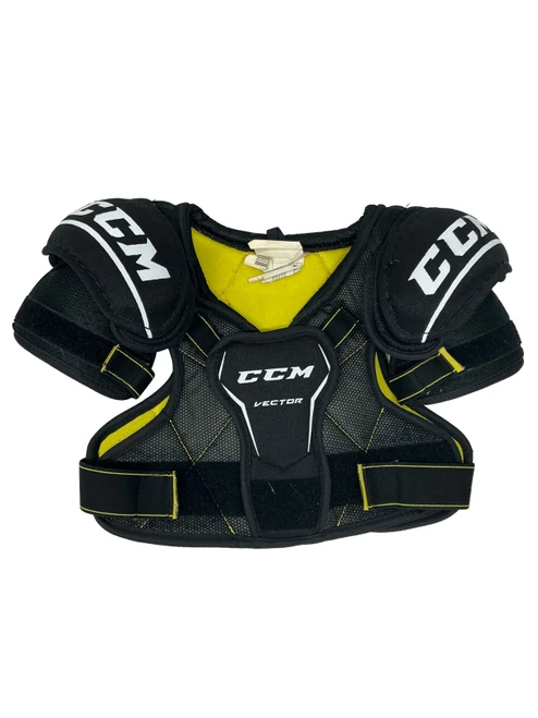 Vist Large View of Product Image Which is Used CCM VECTOR Youth Shoulder Pads LG