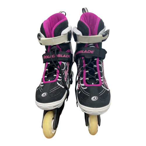 Vist Large View of Product Image Which is Used Rollerblade SPITFIRE XT G Junior Rec Fitness Skates White Adjustable