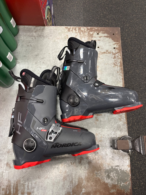 Vist Large View of Product Image Which is Used Nordica HF100 Mens DH Ski Boot Grey 295 MP - M11.5
