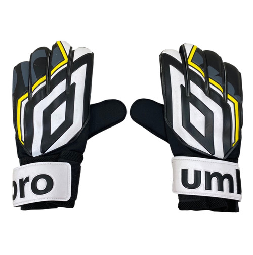 Vist Large View of Product Image Which is Used Umbro UMBRO GOALIE GLOVES Soccer Goalie Gloves Black 12