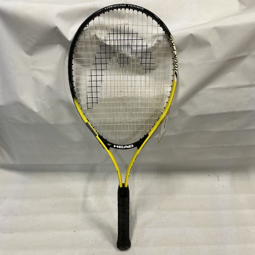 Vist Large View of Product Image Which is Used Head TOUR PRO Adult Tennis Racquet Yellow 4 1/4"