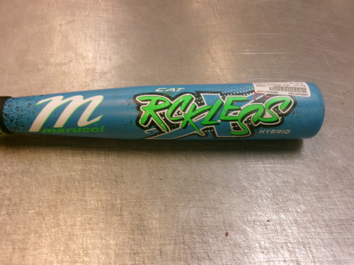 Vist Large View of Product Image Which is Used Marucci CATX RCKLESS HYBRID BB/SB USA 2 5/8 Bat 30"
