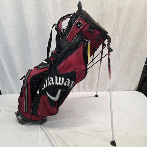 Vist Large View of Product Image Which is Used Callaway X SERIES Mens Stand Bag Red