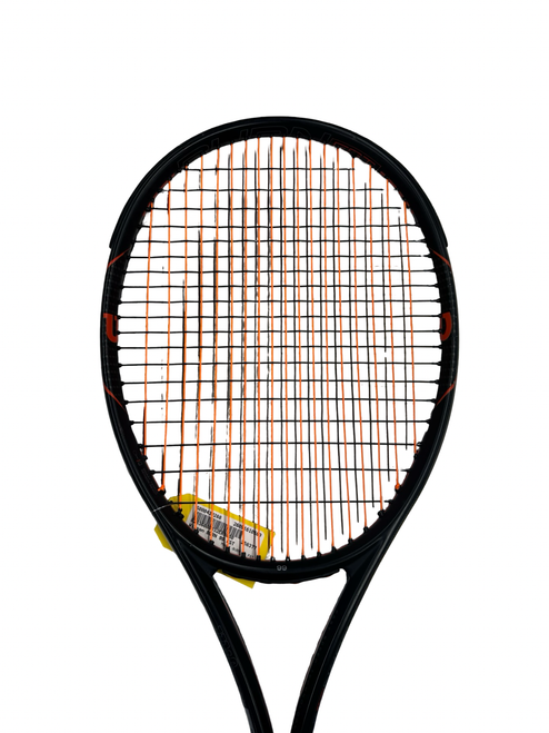 Vist Large View of Product Image Which is Used Wilson BURN 99 FST Adult Tennis Racquet Black 4 3/8"