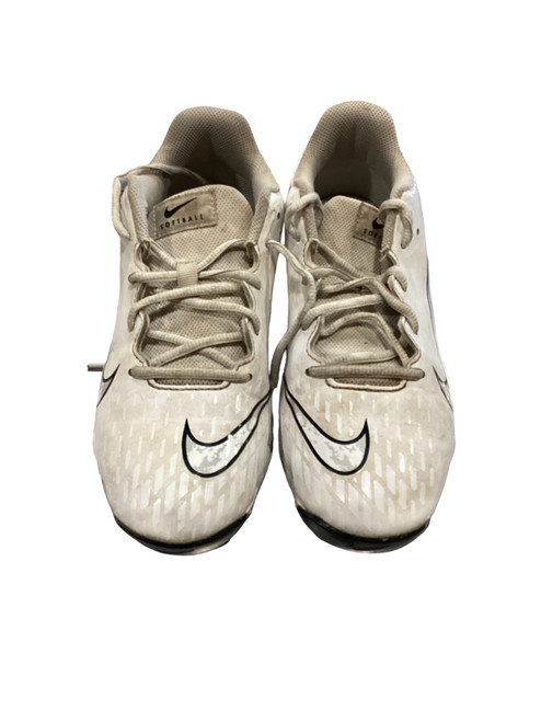Vist Large View of Product Image Which is Used Nike DIAMOND SB CLEATS BB/SB Cleats White Youth 06.0