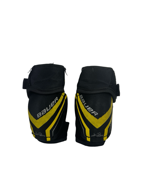 Vist Large View of Product Image Which is Used Bauer SUPREME MX3 Youth Elbow Pads LG
