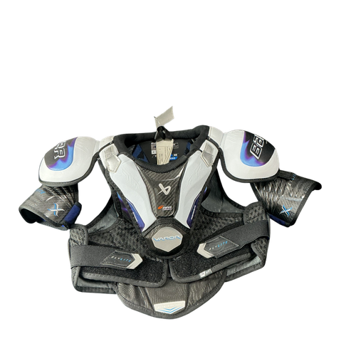 Vist Large View of Product Image Which is Used Bauer JR SM BAUER VAPOR FLYLITE SHOULDERS Junior Shoulder Pads SM