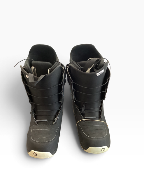 Vist Large View of Product Image Which is Used Burton MOTO Mens Snowboard Boots Black Senior 14
