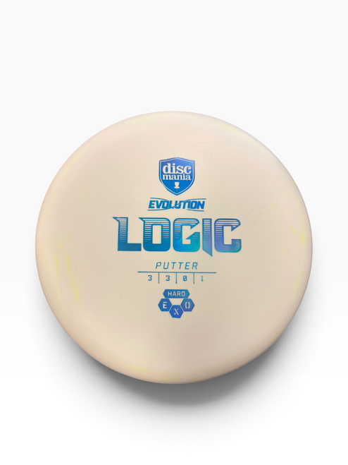 Vist Large View of Product Image Which is Used Discmania LOGIC Disc Golf Putter White