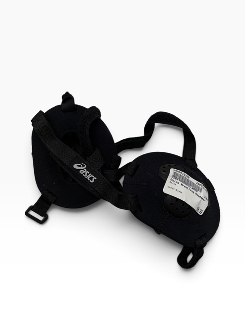Vist Large View of Product Image Which is Used Asics Wrestling Headgear Black