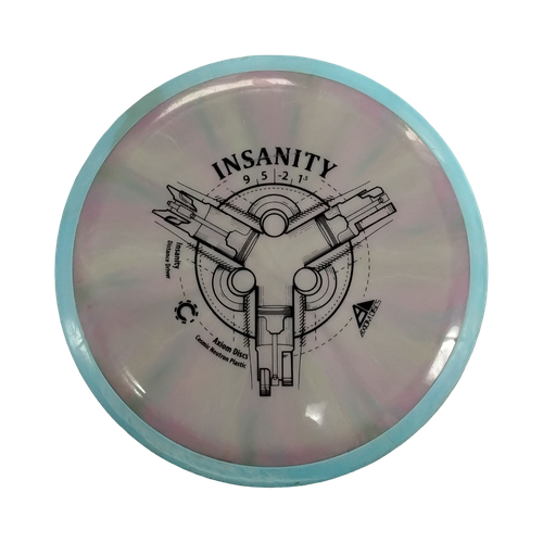 Vist Large View of Product Image Which is Used Axiom COSMIC NEUTRON INSANITY Disc Golf Driver Grey 174g