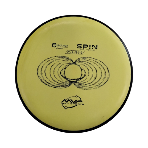 Vist Large View of Product Image Which is Used MVP ELECTRON SPIN Disc Golf Putter Yellow 174g