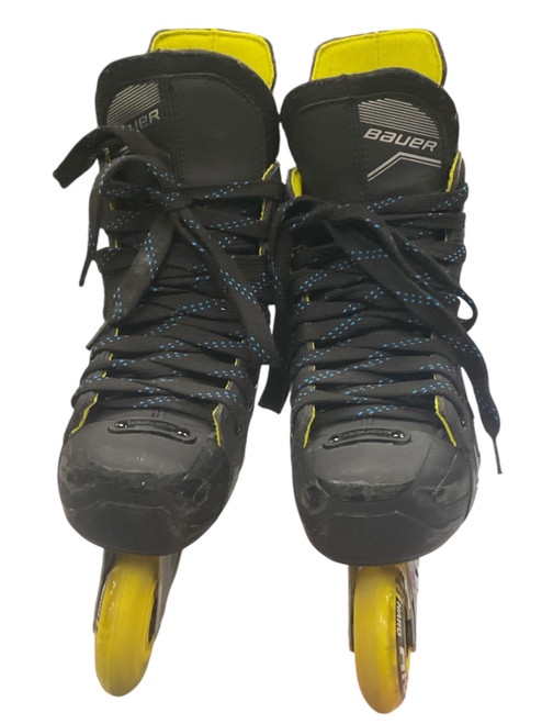 Vist Large View of Product Image Which is Used Bauer HI-LO RS Roller Hockey Skates Black Adjustable