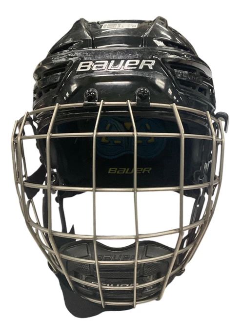 Vist Large View of Product Image Which is Used Bauer REAKT 150 S Helmet Cage Combo Black SM