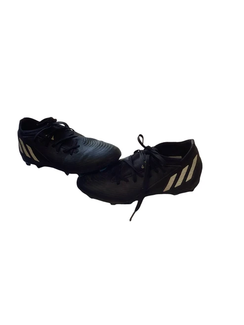 Vist Large View of Product Image Which is Used Adidas Soccer Cleats Black Junior 04.5