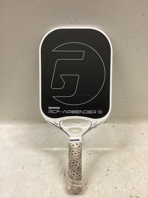 Vist Large View of Product Image Which is Used Gamma Sports RCF AIRBENDER 10 Pickleball Racquet Black And White