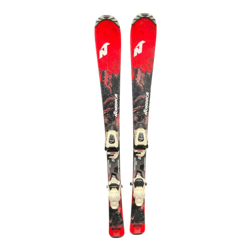 Vist Large View of Product Image Which is Used Nordica NAVIGATOR TEAM Boys DH Ski/Binding Red 120 cm