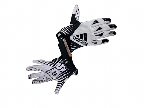 Vist Large View of Product Image Which is Used Adidas GLOVES FB Gloves Black And White SM