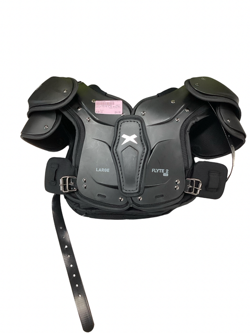 Vist Large View of Product Image Which is Used Xenith FLYTE 2 TD FB Shoulder Pads Black LG