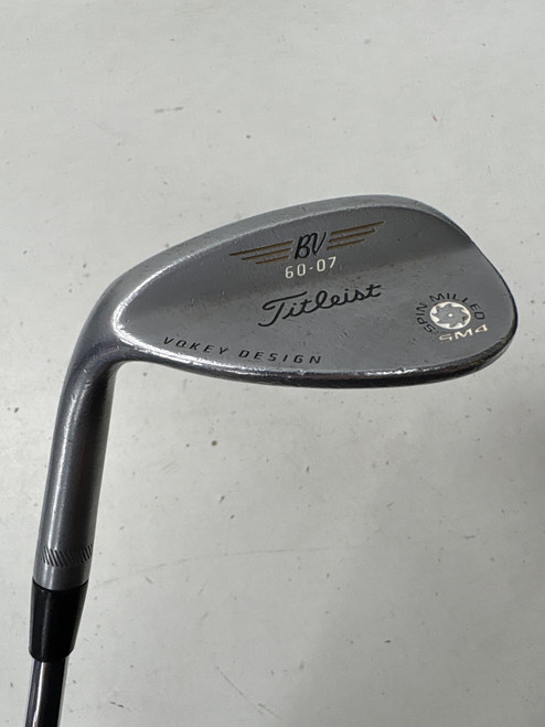 Vist Large View of Product Image Which is Used Titleist VOKEY SM4 Golf Wedge Mens LH 60 Degree