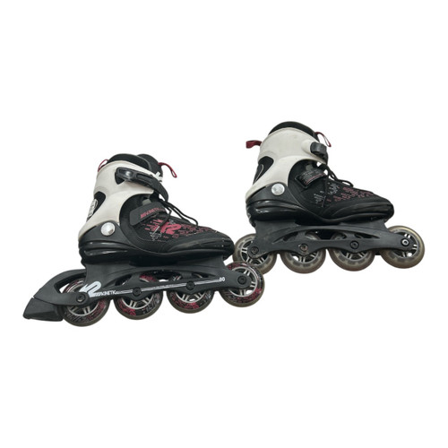 Vist Large View of Product Image Which is Used K2 KINETIC 80W WOMENS 6 Senior Rec Fitness Skates Maroon Senior 6